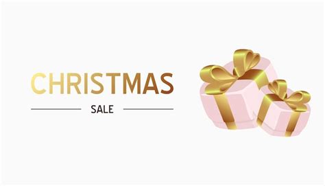 Premium Vector Christmas Sale Banner Vector Illustration