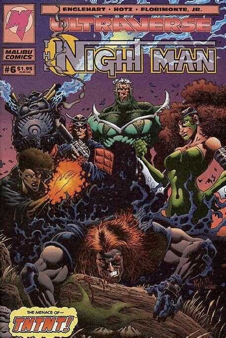 The Night Man Malibu Comics 1993 6 Ultraverse Death Of Superman