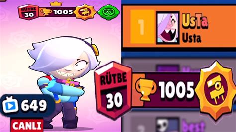 1000 Kupa Colette Yaptim Ve Tr 1 Si Oldum Brawl Stars Youtube