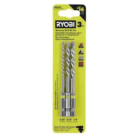 Have A Question About Ryobi High Speed Steel Impact Rated Masonry Drill