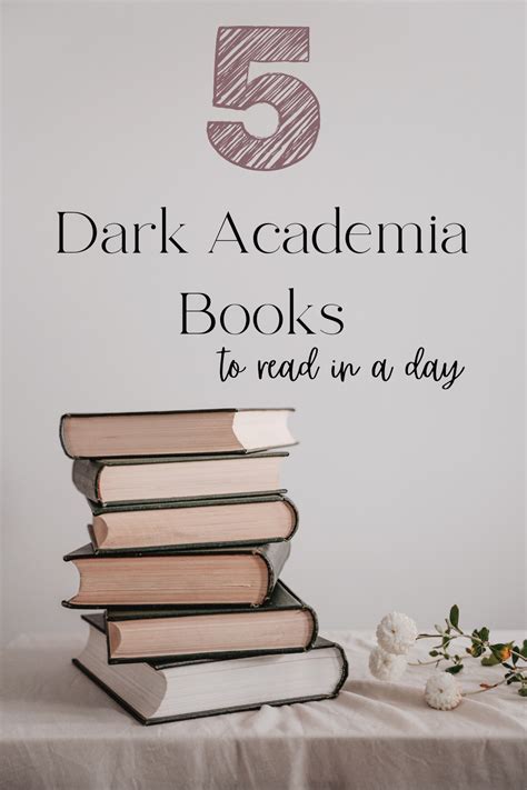 Books Stacked On Top Of Each Other With The Title Dark Academy Books To