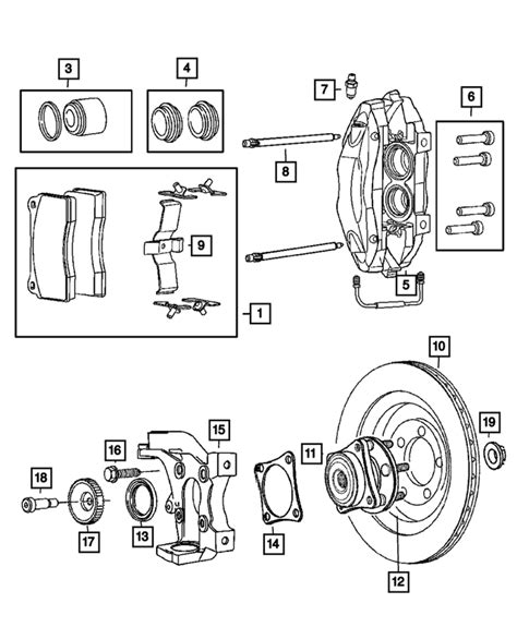 2016-2017 Dodge Viper Disc Brake Caliper Assembly, Right 68270298AA ...