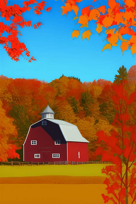 Fall Foliage Frame · Creative Fabrica