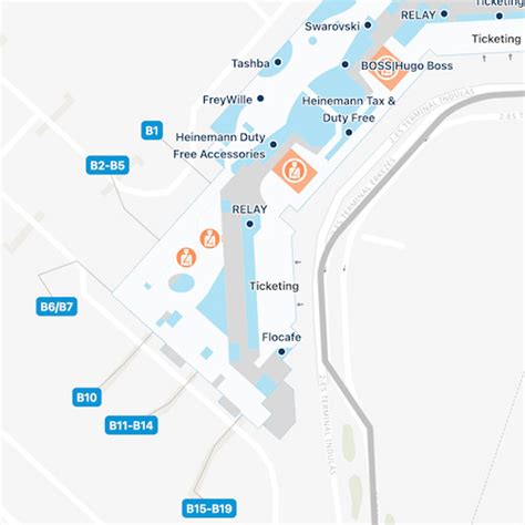 Budapest Liszt Airport Terminal 2B Map & Guide