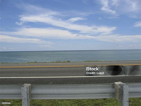 Key West Highway 1 Stock Photo - Download Image Now - Beach, Gulf Coast ...