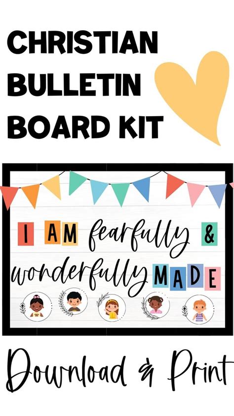 This Bulletin Board Kit Is Perfect For A Christian Classroom Or Church