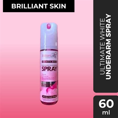 Authentic Brilliant Skin Ultimate White Underarm Deodorant Spray 60 Ml