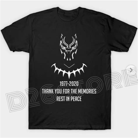 Jual Kaos Black Panther Thank You For The Memories Tribute To Chadwick