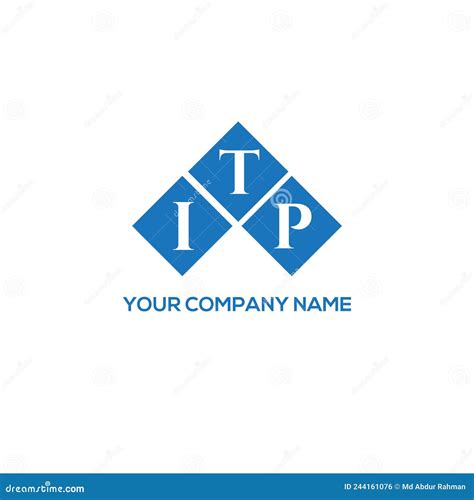 ITP Letter Logo Design on White Background. ITP Creative Initials ...