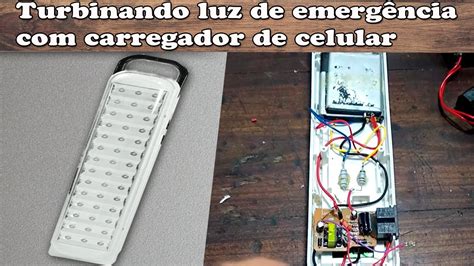 Lãmpada de emergência adaptação incrível de placa e bateria YouTube