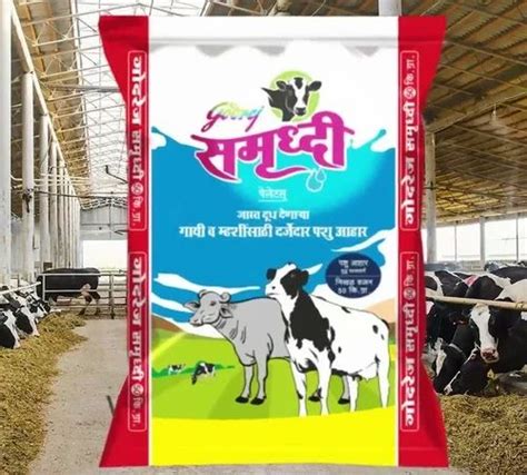 Pellet Godrej Samruddhi Cattle Feed Packaging Type Pp Bag Kg At