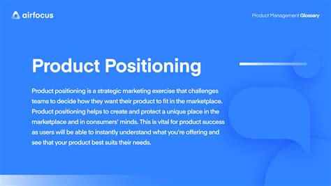 What Is Product Positioning Definition Types FAQs Airfocus