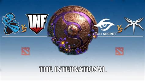 Newbee Vs Inf Secret Vs Mineski Lower Bracket Ti Main Event Live