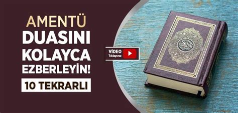 Ament Duas Ezberle Islam Ve Ihsan