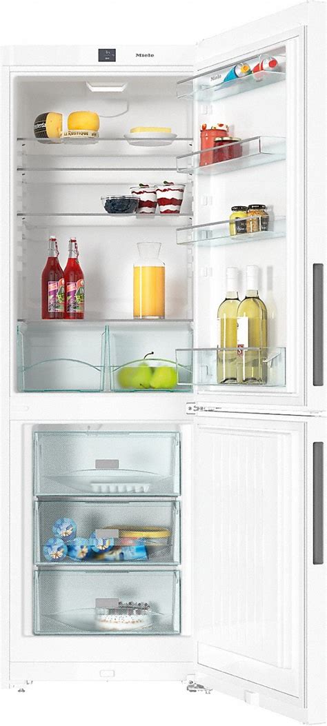 Kd Ws Miele Free Standing Fridge Freezer In White Miele