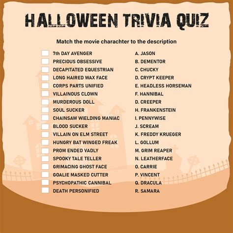 Best Printable Halloween Trivia For Adults Printablee Hot Sex Picture