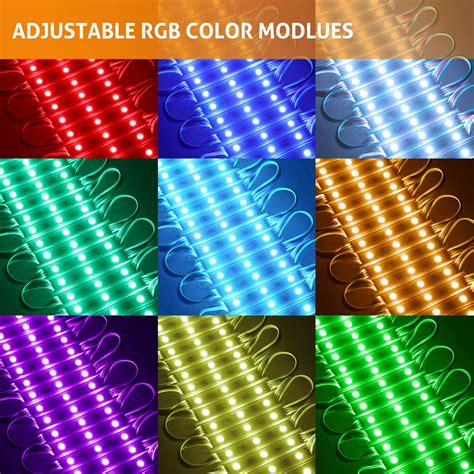 Wichemi Storefront Lights Rgb Smd Multi Colors Led Window Lights