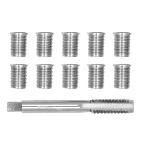 Buy Spark Plug Thread Repair Tool High Speed Steel Tap Spark Plug With M10 X 1 0 Inserts And