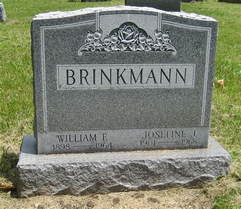 Josefine J Brinkmann Find A Grave Memorial