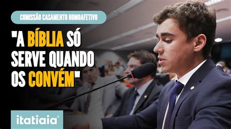 NIKOLAS FERREIRA REBATE LEGALIDADE DO CASAMENTO HOMOAFETIVO E COMPARA