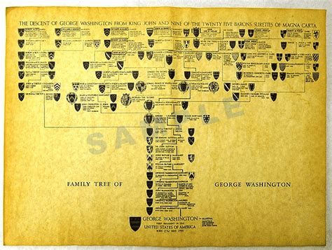 Family Tree Of George Washington | Family Tree