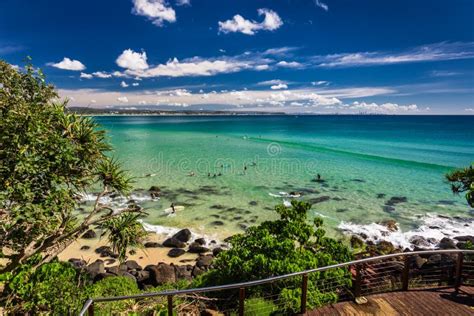 Coolangatta Aus May 01 2017 Coolangatta Beach And Rainbow Ba