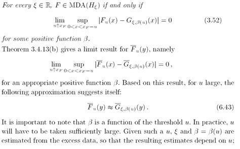 Extreme Value The Relationship Between Gev And Gpd Cross Validated