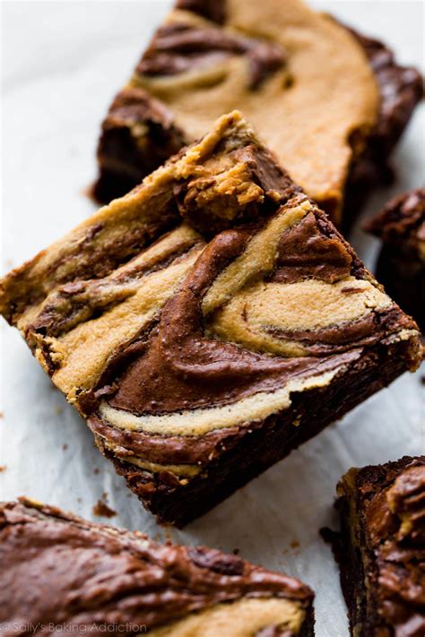 Mega Peanut Butter Swirl Brownies - Sally's Baking Addiction