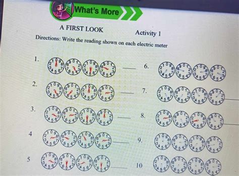 Solved What S More A First Look Activity Directions Write The