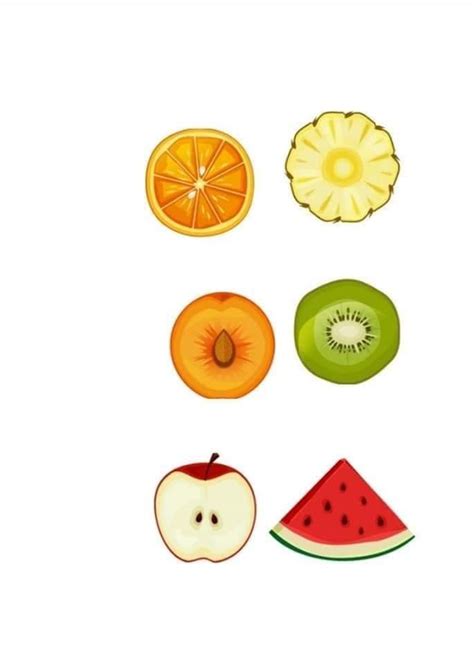 Fruit puzzle printable fruit printable fruit learning color learning kids learning printable diy ...