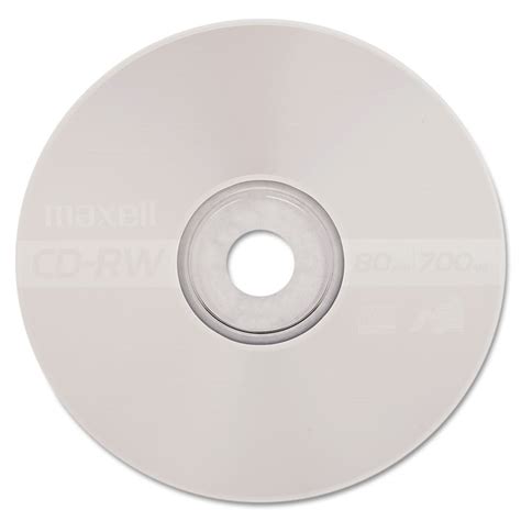 MAX630011 Maxell 630011 CD RW Rewritable Disc 700 MB 80 Min 4x