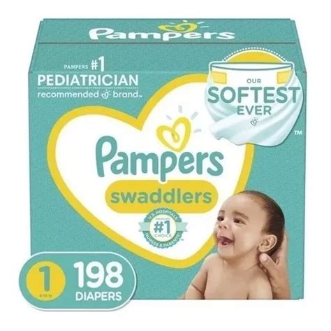 Pañales Desechables Pampers Swaddlers Recien Nacido 198 Pz Meses Sin