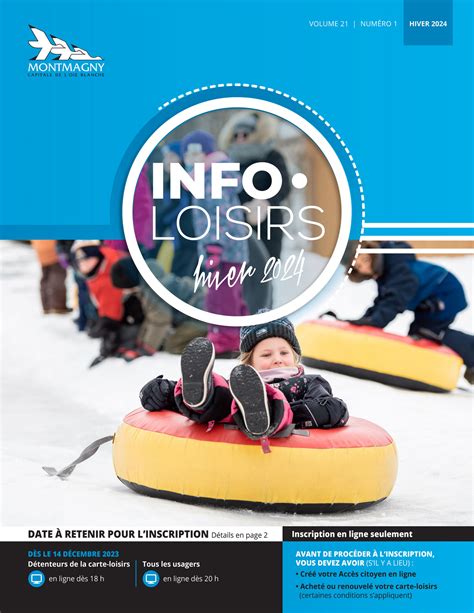 Communications Montmagny Info Loisirs Hiver Page