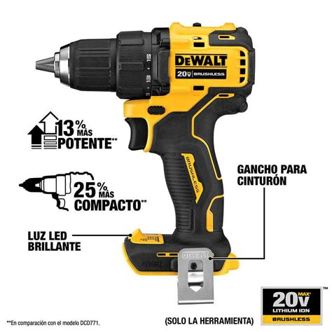 Taladro Atornillador Inalambrico Atomic Dewalt V Dcd D Pernoskim