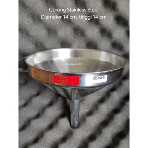 Jual Corong Minyak / Air Stainless Steel Berkualitas - Diameter 14 Cm ...