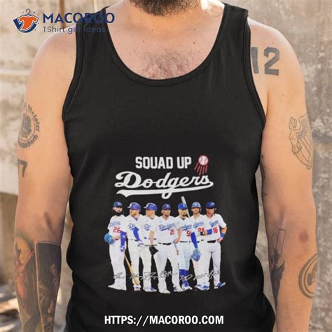 Squadd Up Los Angeles Dodgers 2023 Signatures Shirt - Breakingo