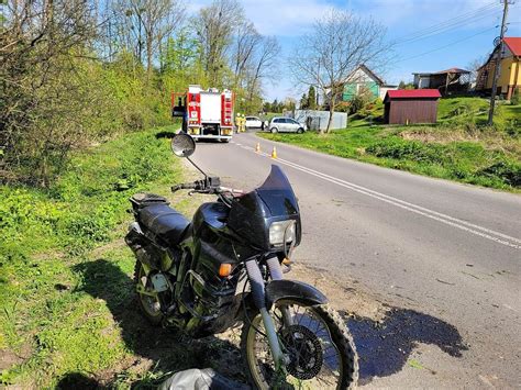 Wypadek W Gminie Izbica Motocyklist Zabra O Lotnicze Pogotowie