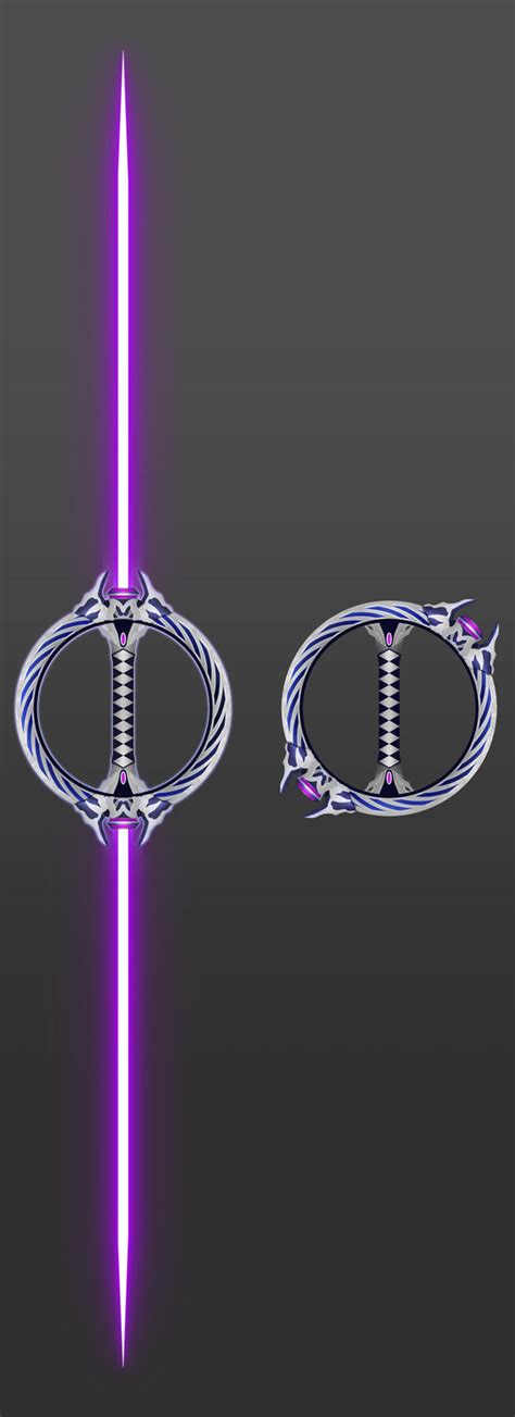 Purple Double Bladed Spinning Lightsaber By Necrotechno On Deviantart