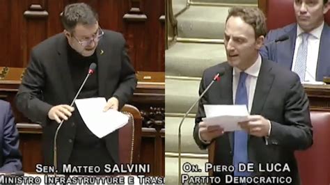 Botta E Risposta Tra Salvini E De Luca Sullautonomia Differenziata