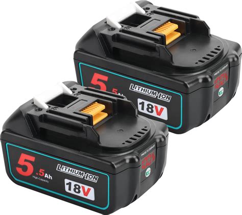 waitley 2X BL1850B 18V 5 5A Ersatzakku für Makita akku 18V BL1850