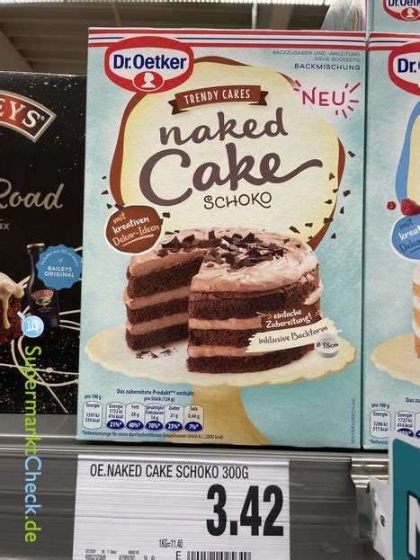 Dr Oetker Naked Cake Schoko Preis Angebote Kalorien Nutri Score