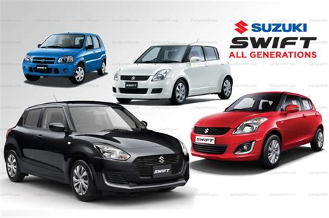 Suzuki Swift All Generations Carspiritpk