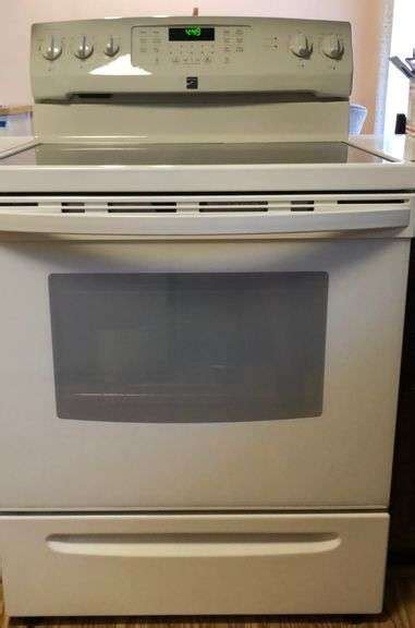 Kenmore Electric Range Stove 48” H 30” L 28” D Sherwood Auctions