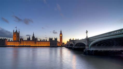 英国伦敦泰晤士河风景桌面壁纸高清大图预览1920x1080 风景壁纸下载 墨鱼部落格