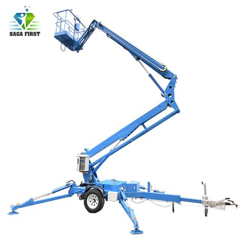 CE Certificated 10m 20m Hydraulic Lifter Articulated Towable Boom Lift