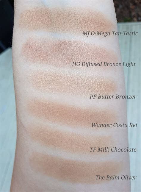 Fair Bronzer Swatches (with mini reviews)! : PaleMUA