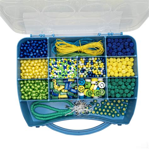 Kit Brasil Mega Torcedor Completo Miçangas Copa Do Mundo Pulseira Colar