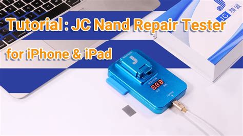 Jc Nand Repair Programmer Tester For Iphone Ipad Jc Tool Tutorial