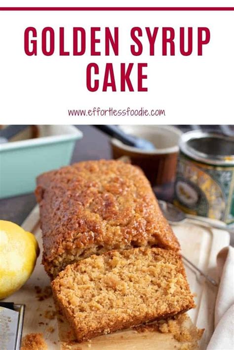 Easy Golden Syrup Cake Recipe - Effortless Foodie