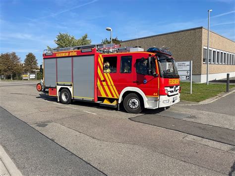 Oktober Einsatz Brandalarm Feuerwehr Br Hl